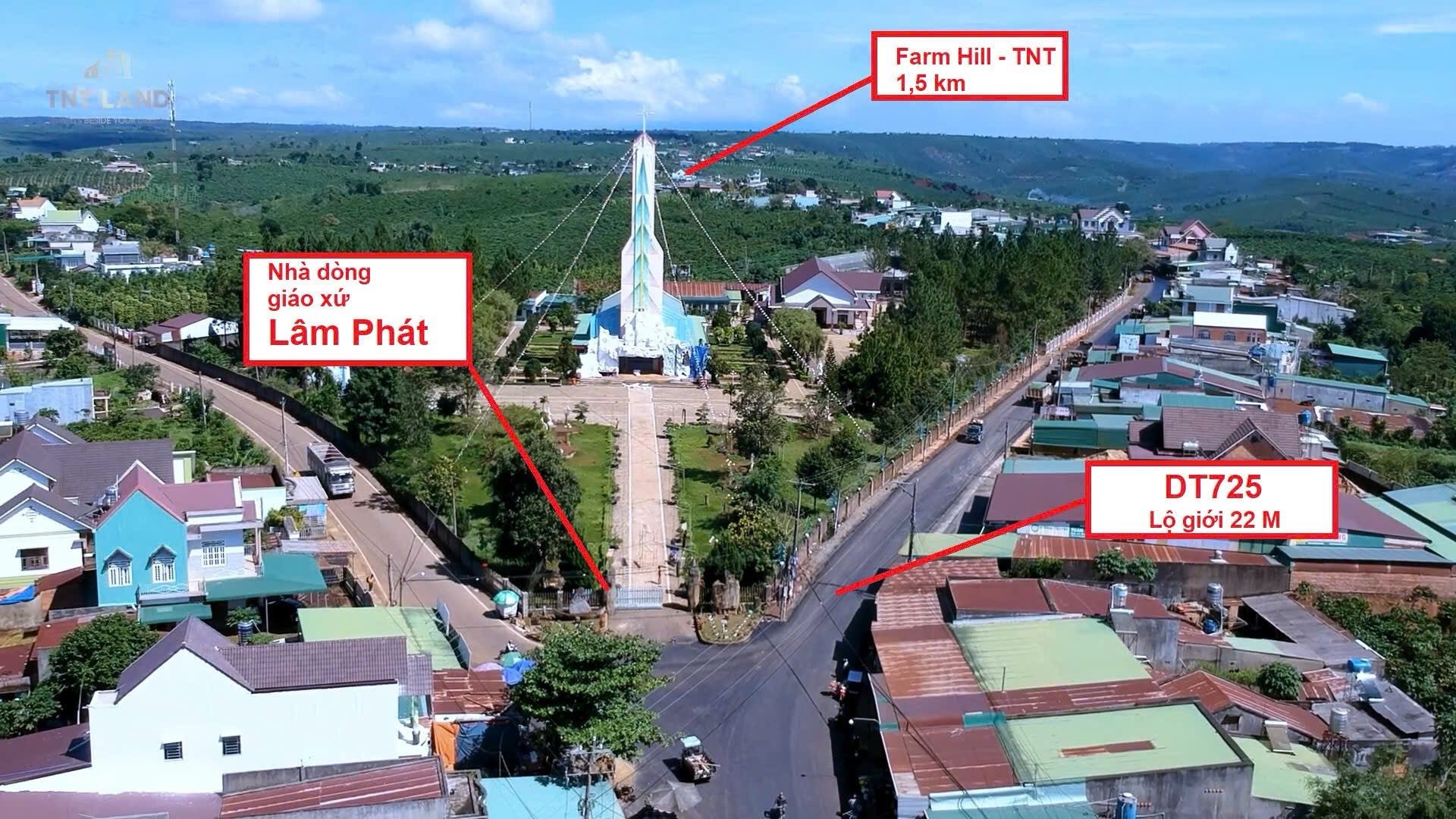 660Tr bán lô đất 152m2 ngay khu nhà vườn nghỉ dưỡng tại Bảo Lâm 1