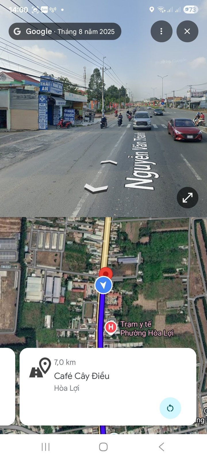 Bán đất 200m² có sẵn 60m² thổ cư ngang 4m giá 3.2 tỷ tại Đường ĐT 741 Phường Hòa Lợi