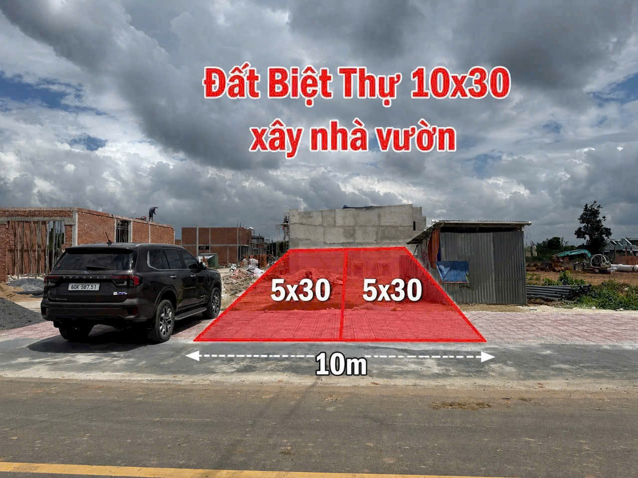 Kèo Ngộp!!! Chủ giảm 200tr/lô, cho 2 lô đất tiền 10x30.