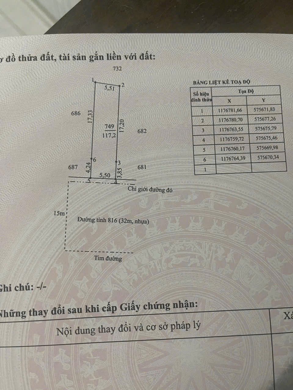 Bán Nhà riêng 117m2 có sẵn 117 m2 thổ cư giá 2.6 tỷ tại Đường ĐT 816 Xã Thạnh Đức Huyện Bến Lức Long An