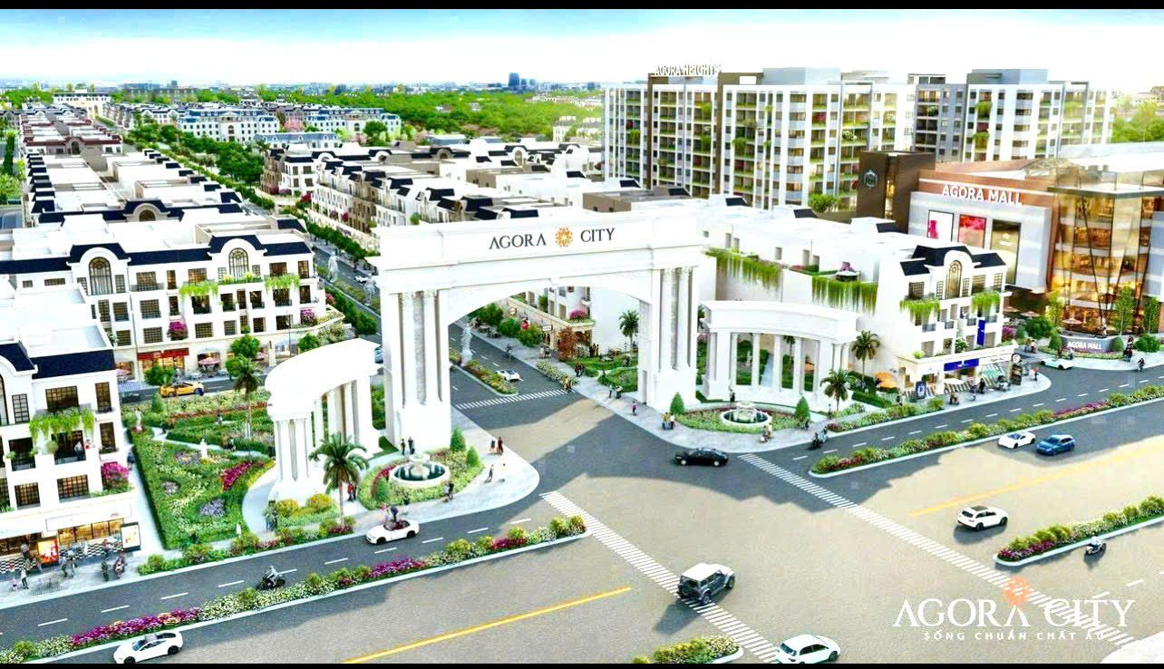 Hàng hiếm lô góc 2 mặt tiền tại dự án Agora city.