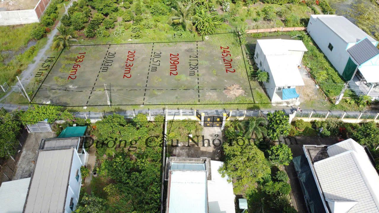 Cần bán 2 nền liền kề 10 x 20m full đất ở - DT830 Mỹ Lệ, Cần đước, Long An (tây ninh mới) chỉ 1,1 tỷ/ nền