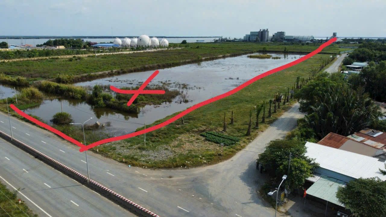 Đất SKC 3.5ha (89x396) 2MT DT 830, Tân Tập, Cần Giuộc, Long An, giá 100 tỷ TLCC
