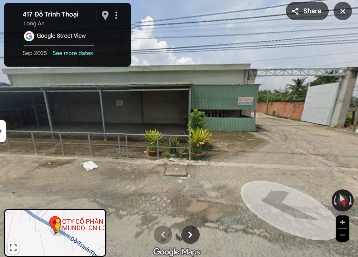 Cho thuê Kho, nhà xưởng 25000m² giá 100 ngàn/ tháng tại Đường ĐT 833B Thị trấn Bến Lức Huyện Bến Lức Long An