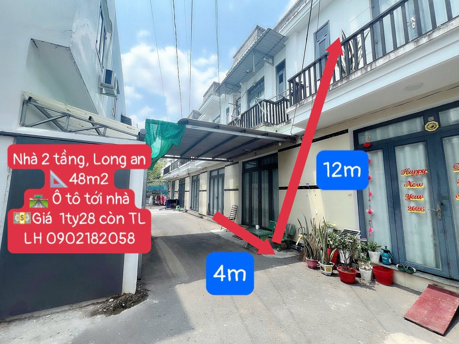 Chỉ 1 tỷ nhỉnh có Nhà 2 tầng tại Long Hòa, Cần Đước, Long An
