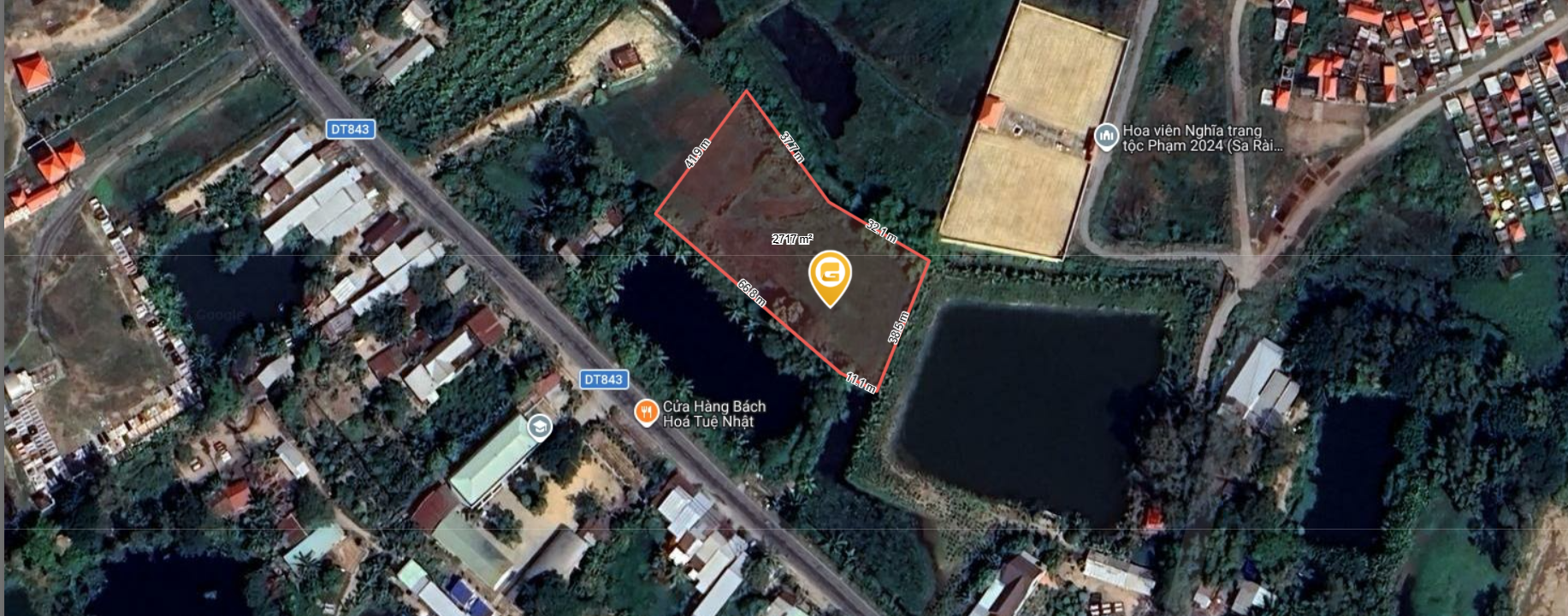 Bán đất CLN 2700m² ngang 78m giá 3.5 tỷ tại Xã Tân Hồng - TL chính chủ (Zalo 0767202940)