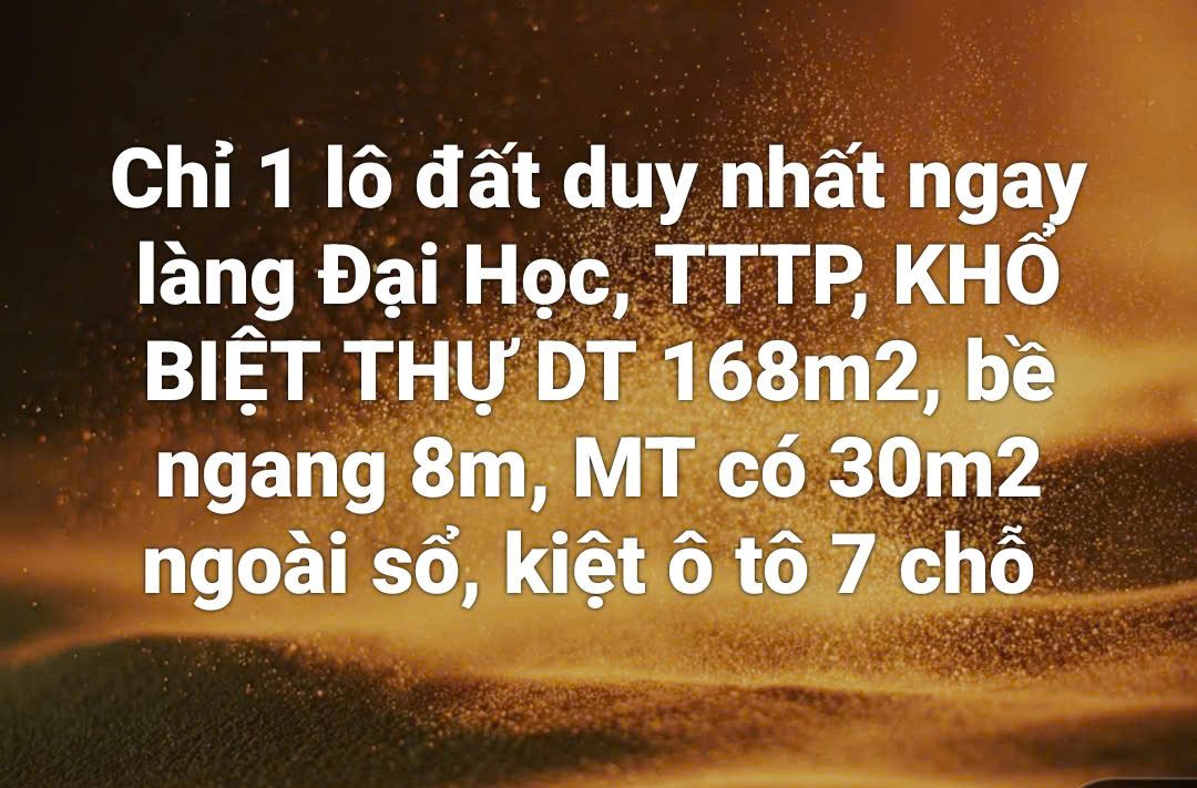 🏡☘️ Giá rất tốt - Chỉ 14tr/m có ngay Lô đất cực tiềm năng tại Làng Đại học Huế – vị trí thuận lợi, dễ sinh lời 💰