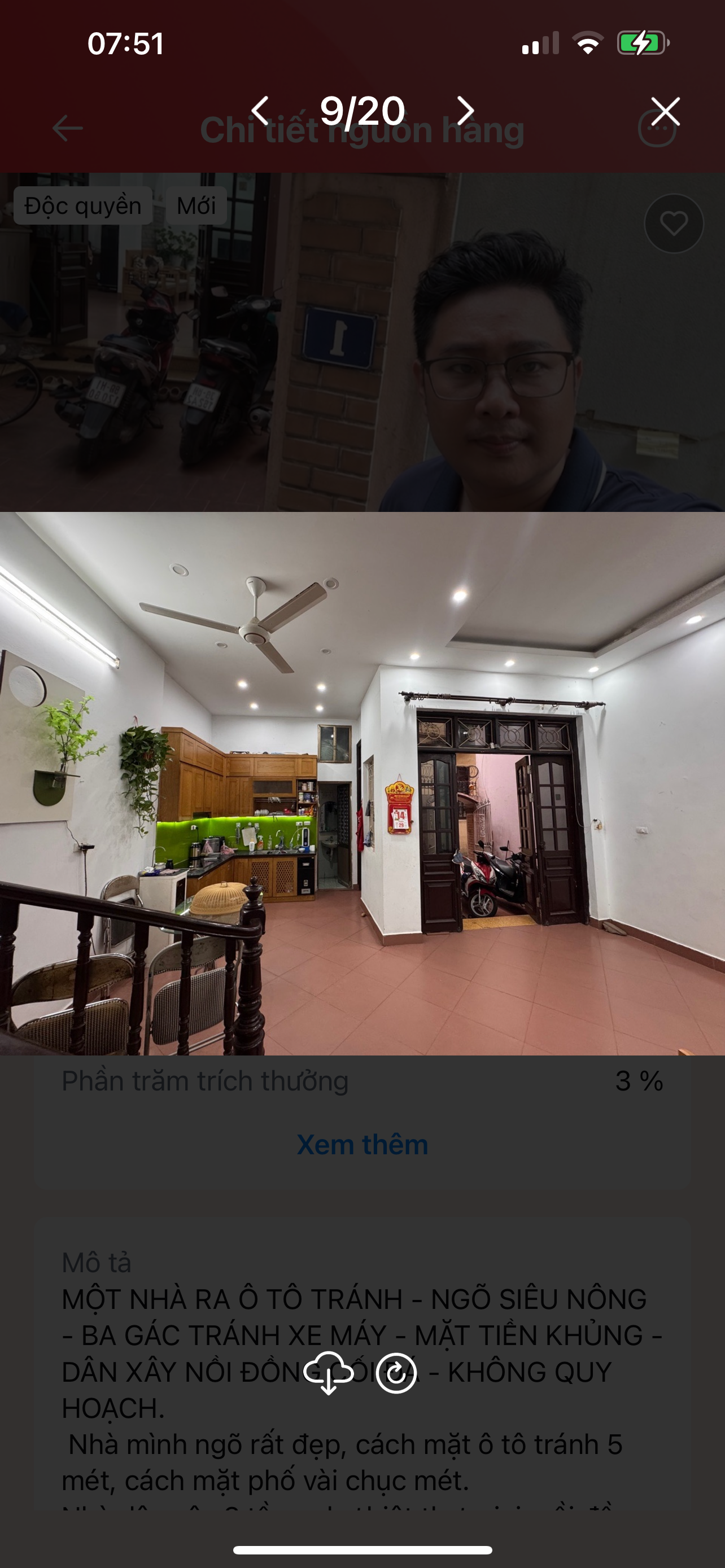 Bán nhà giáp nhị thịnh liệt diện tích rộng 60m