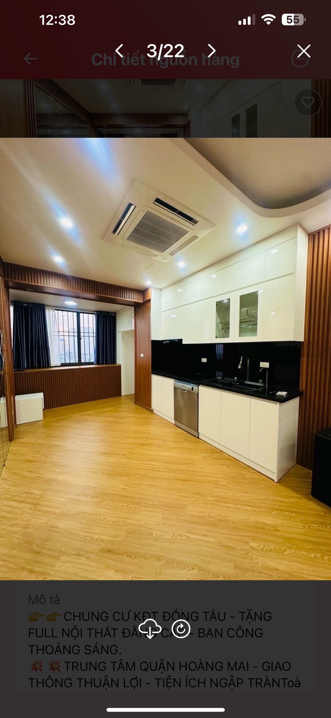 Thịnh liệt hoàng mai bán cc đầm tầu diên tích 88/90 3ngủ 3vs