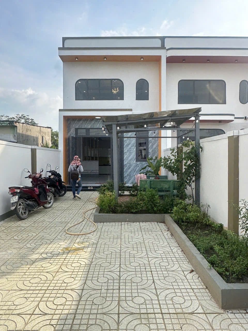 Bán nhà vườn mới xây 3PN, gần đường Giồng Lớn xã Mỹ Hạnh Nam