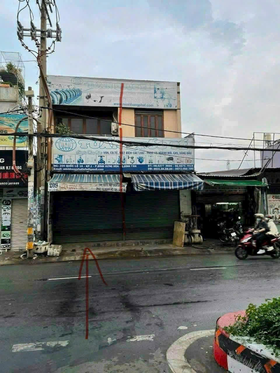 Nhà Mặt Tiền Quốc Lộ 1A ngay Ngã 4 Gò Mây Bình Tân.