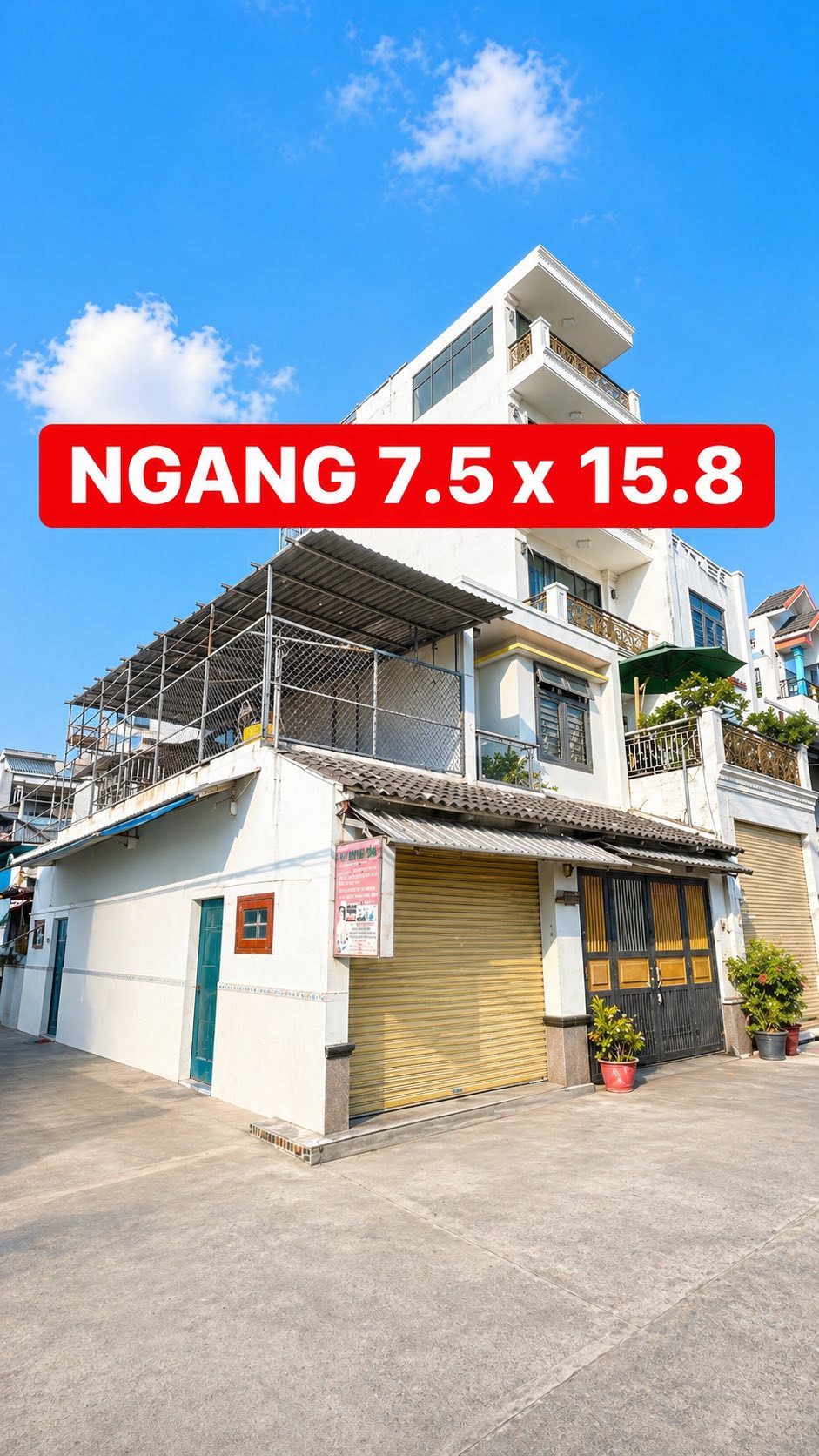 GIÁ TỐT KHU GÒ XOÀI –HXH THÔNG - 118M NGANG 7.5 – 2 MẶT THOÁNG – CHỈ NHỈNH 5