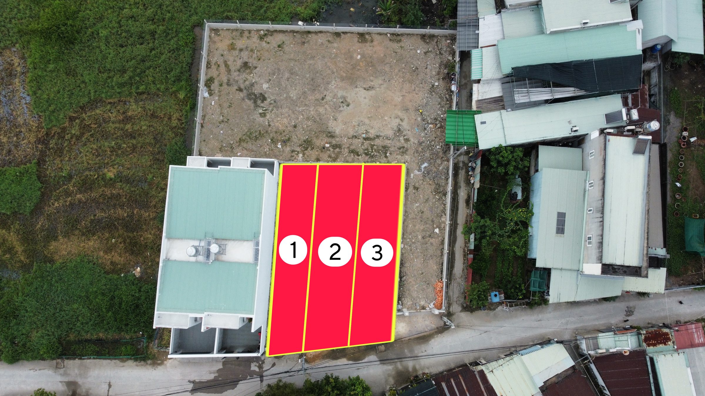 Bán đất 110m² full thổ cư ngang 5m giá 2.45 tỷ tại Đường Hà Duy Phiên Xã Bình Mỹ