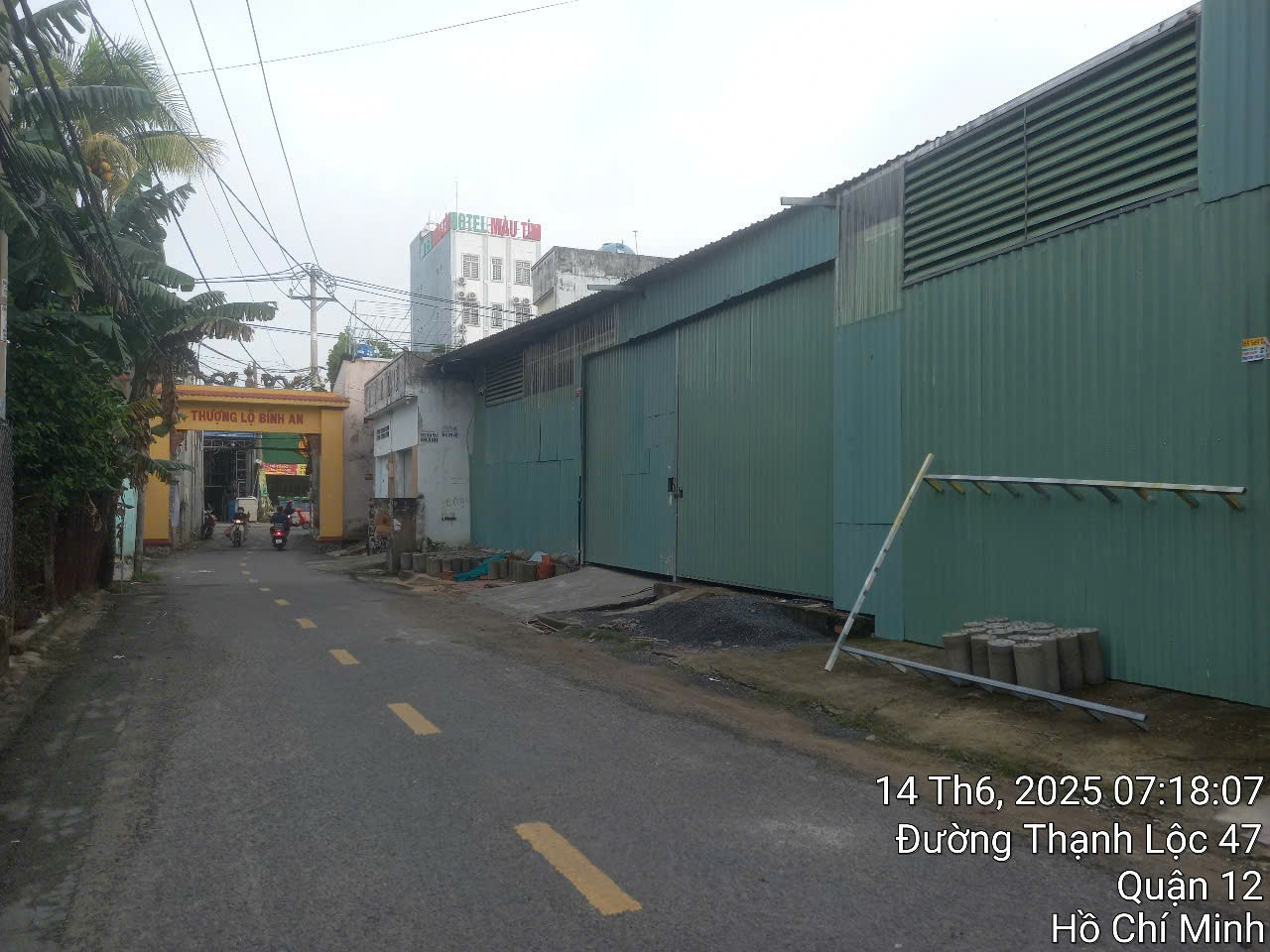 Bán đất sẵn xưởng đang cho thuê tại mặt đường Hà Huy Giáp - Quận 12 - TP. Hồ Chí Minh