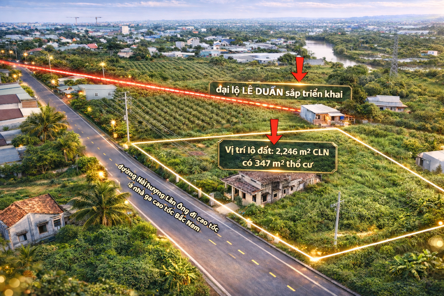 Bán đất Hàm Hiệp – Đường Lê Duẩn Nối Dài
