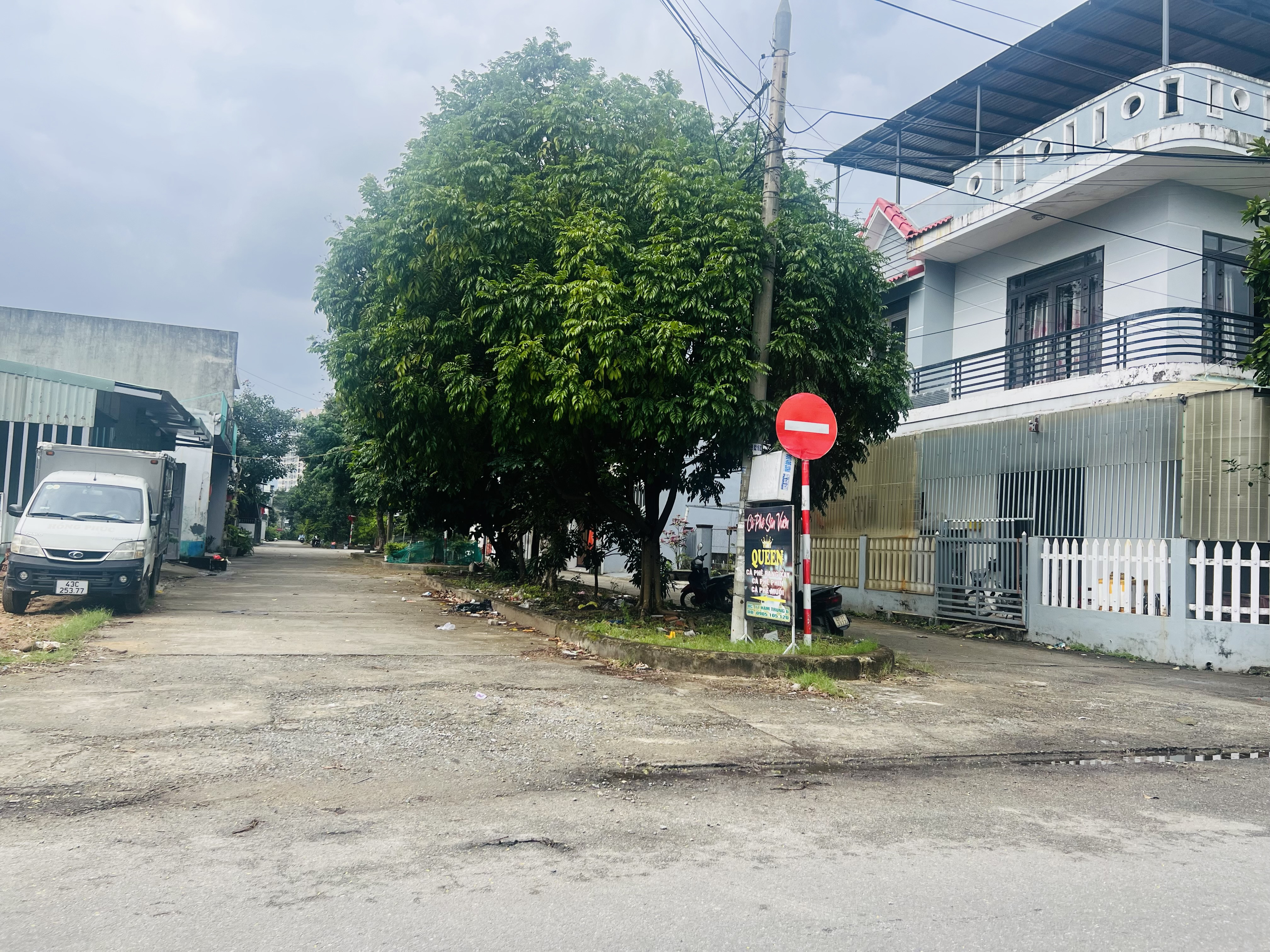 Đất MT Hàm Trung 5, 5x18m, đường trước nhà 10m.