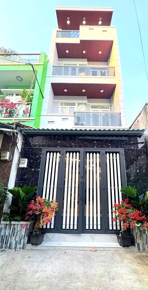 Nhà 4 Tầng,Hậu Giang,Quận 6,Hẻm ÔTô Đỗ Cửa,Nhà Đẹp Ở Ngay,4x16,Chỉ 7.4 Tỷ(QS57)
