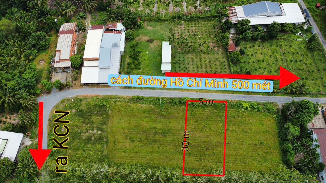 Bán Đất 150m² thổ cư 150m² giá 730 triệu tại Đường Hồ Chí Minh Xã Gia Lộc Huyện Trảng Bàng Tây Ninh