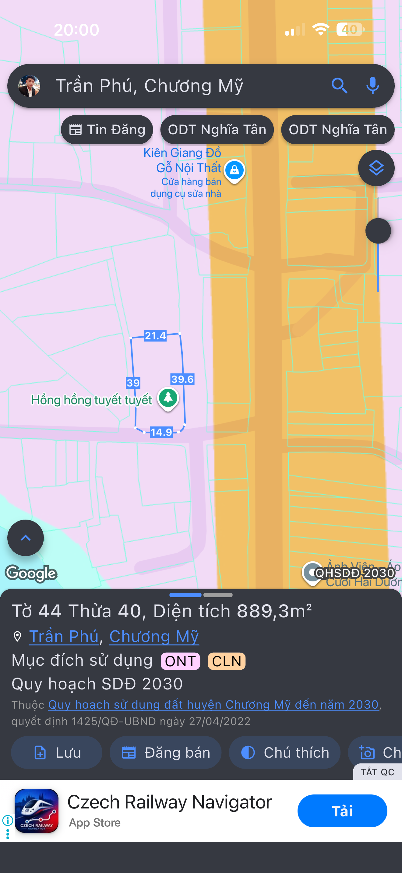 ❌ Bân đất 889m2 mặt đường Hồ Chí Minh, Chương Mỹ, Hà Nội - Giá 23tr/m2 có bán lẽ