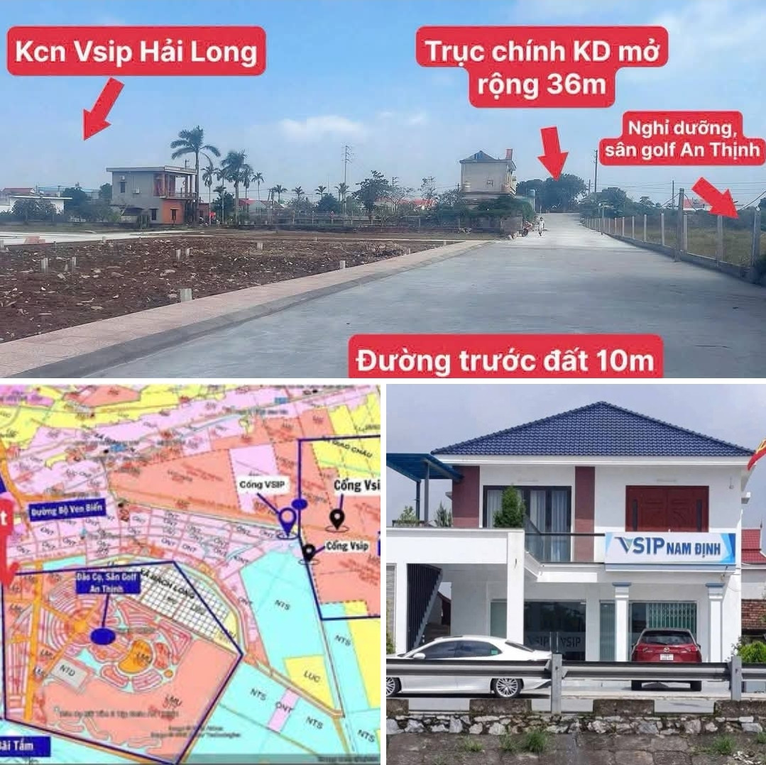 1,3 TỶ SỞ HỮU NGAY LÔ ĐẤT ĐẸP GẦN BÃI TẮM, QUẢNG TRƯỜNG BIỂN, FLAMINGO, KCN VSIP LỚN NHẤT MIỀN BẮC