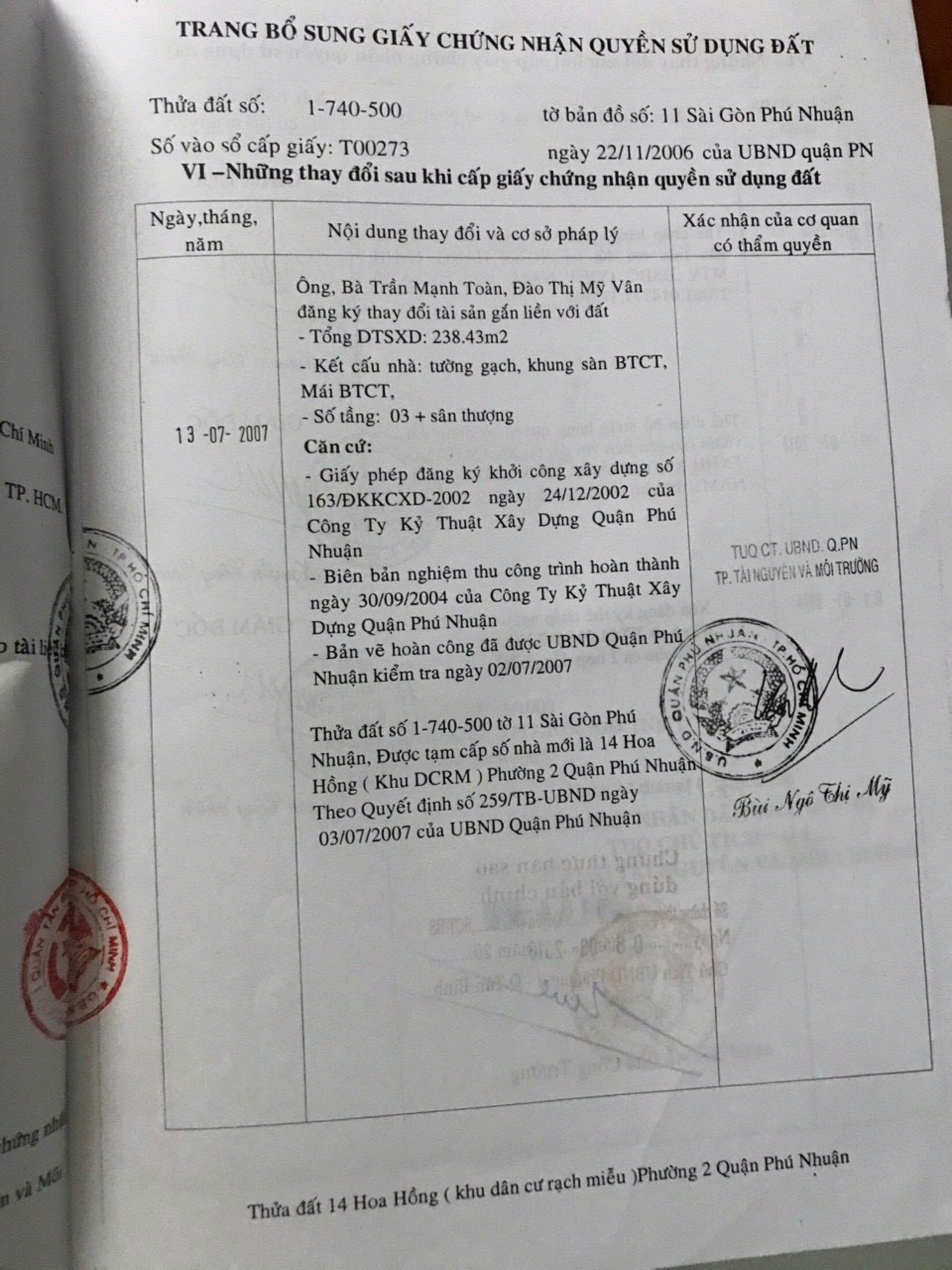Bán nhà Hoa Hồng , P.2, Q. Phú Nhuận