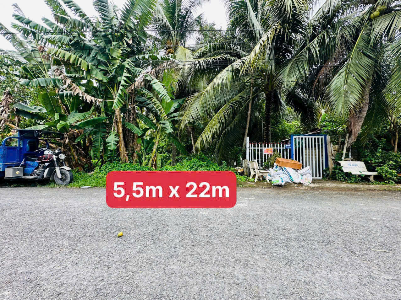 Bán đất 123.5m² ngang 5.6m giá 1.6 tỷ gần đường Hoàng Hoa Thám, phường Long Châu, tỉnh Vĩnh Long