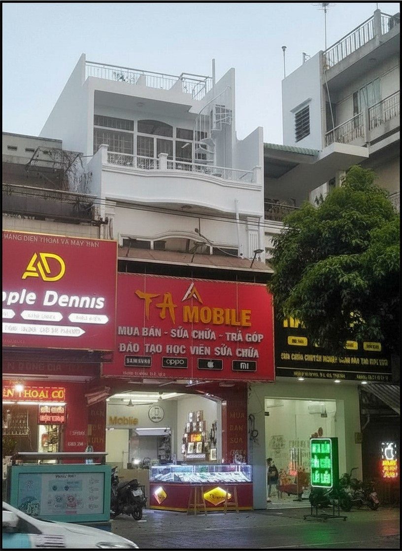 Nhà phố tiện kinh doanh Hùng Vương 4.6 x 12m 1 trệt 3 lầu Quận 5 TP.HCM
