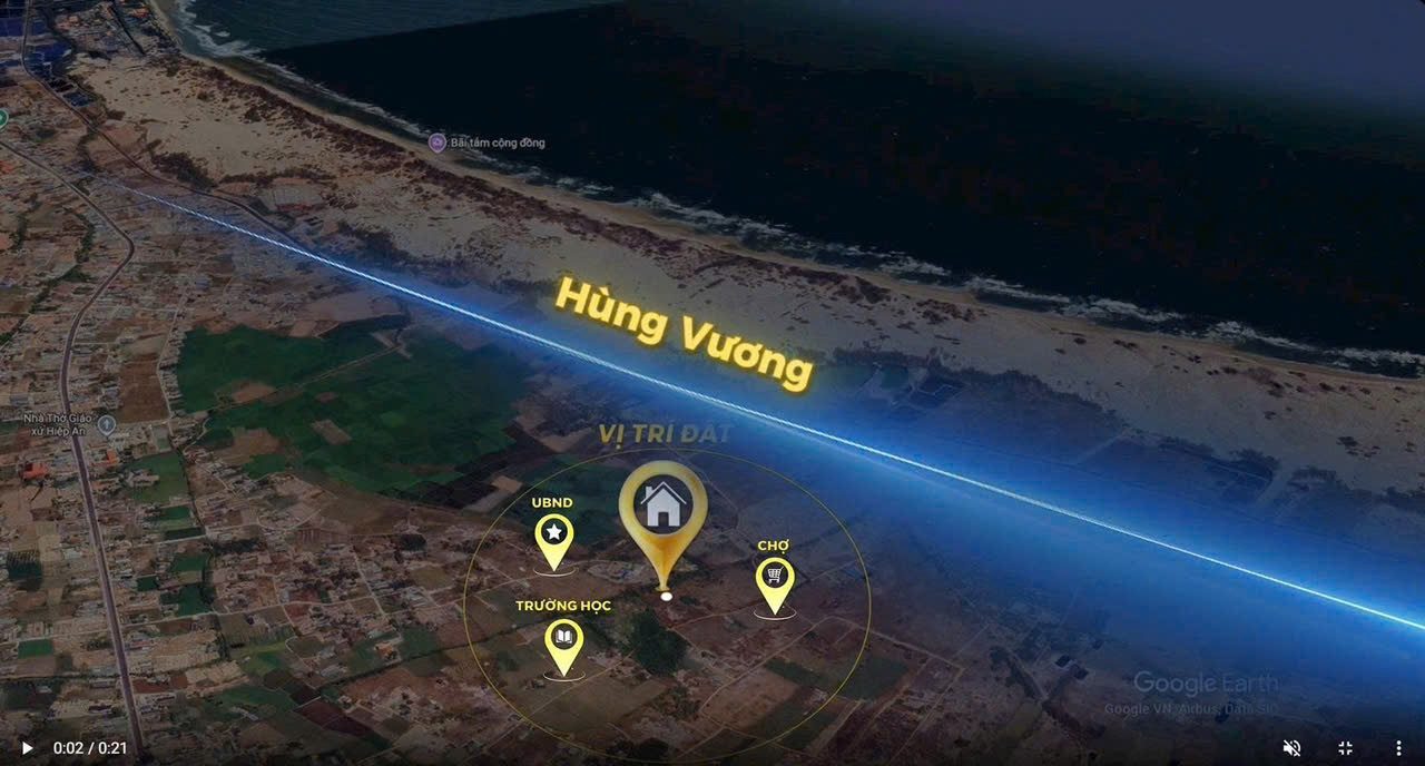 Đất biển . ( khu vực biển bàu trắng Lê Quang Định)