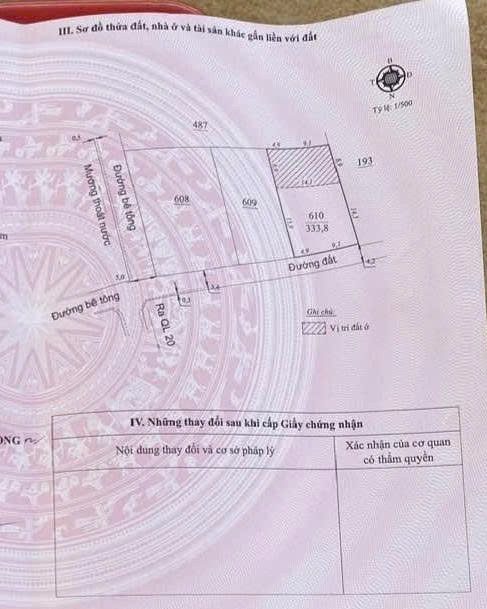 Cần bán nhanh lô đất tại Đường Hùng Vương, Thị Trấn Di Linh, Lâm Đồng