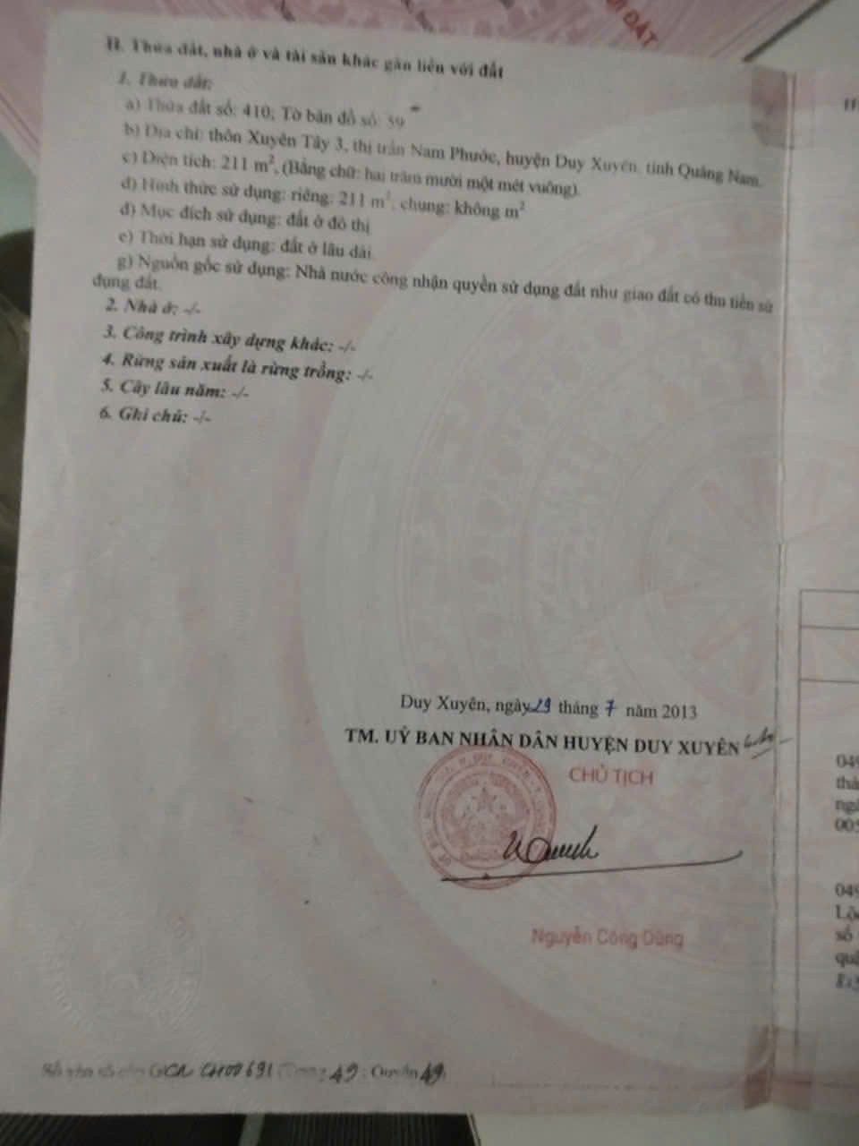 Đất Nam Phước Duy Xuyên 📌📌📌LÀM VIỆC TRỰC TIẾP GIÁ TỐT