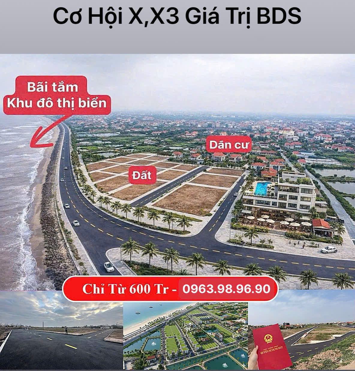 Chỉ 500 triệu sở hữu đất ven biển Nam Định? Cách biển đúng 30m, xây homestay được ngay