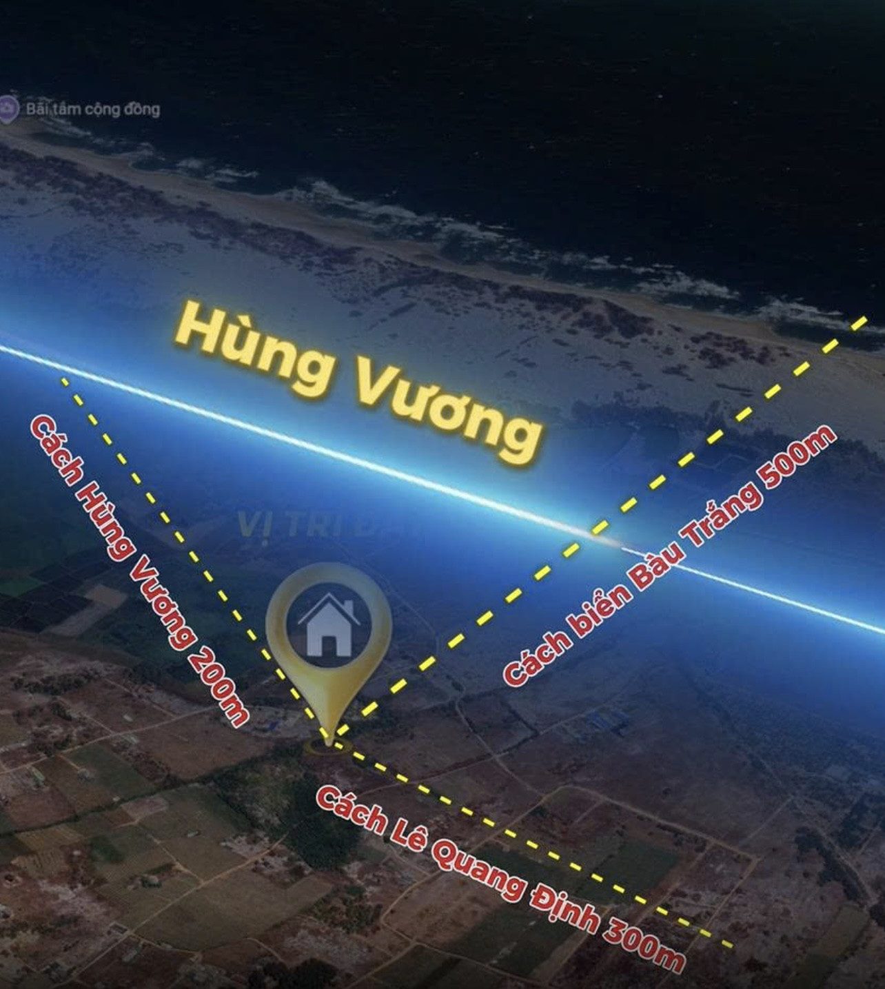 Đất biển nghĩ dưỡng ( khu vực biển bàu trắng lê quang định)