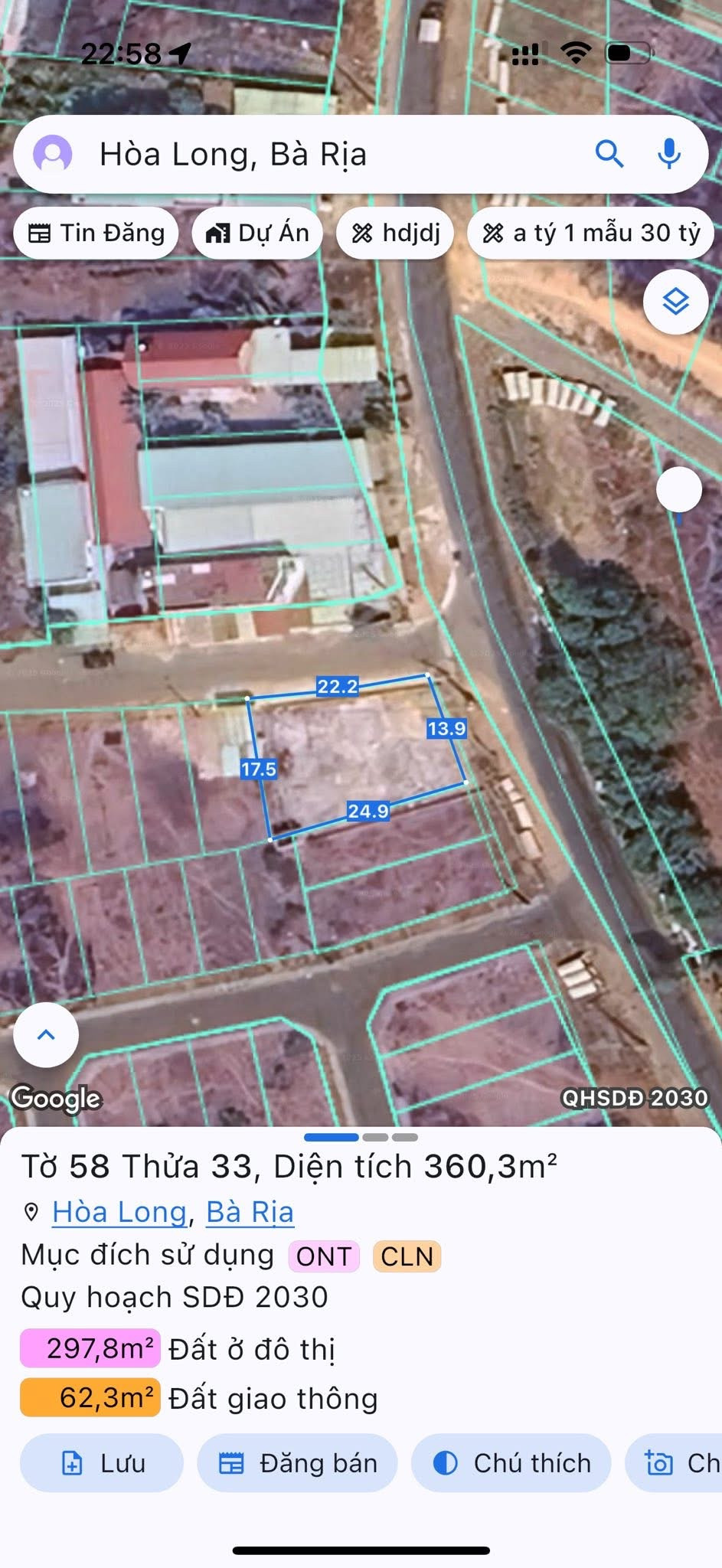 LÔ GÓC HƯƠNG LỘ 2, PHƯỜNG TAM LONG, TP HCM