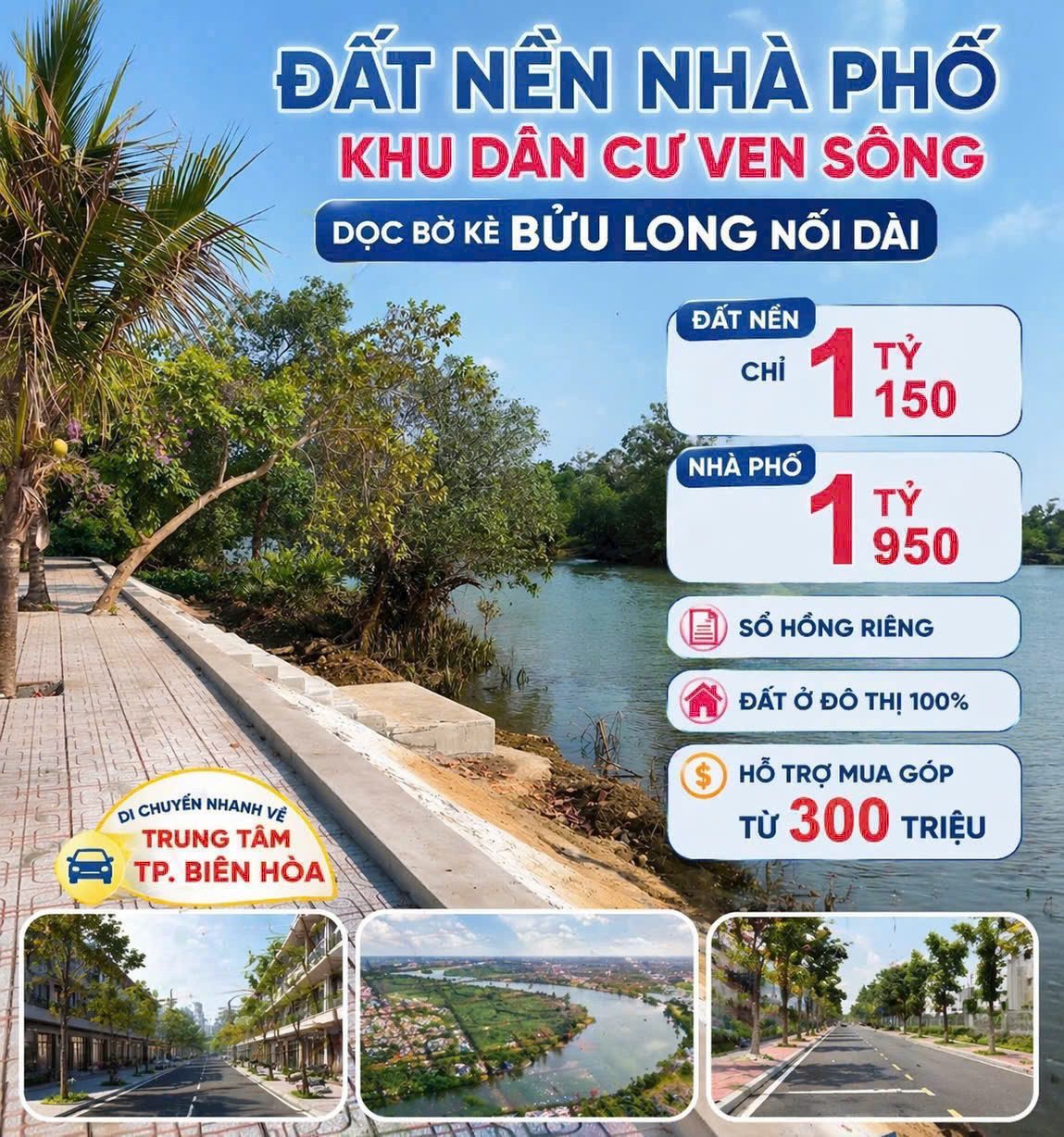 BÁN ĐẤT MẶT TIỀN GẦN BỬU LONG SỔ RIÊNG THỔ CƯ- TÀI CHÍNH 499tr-bao check quy hoạch