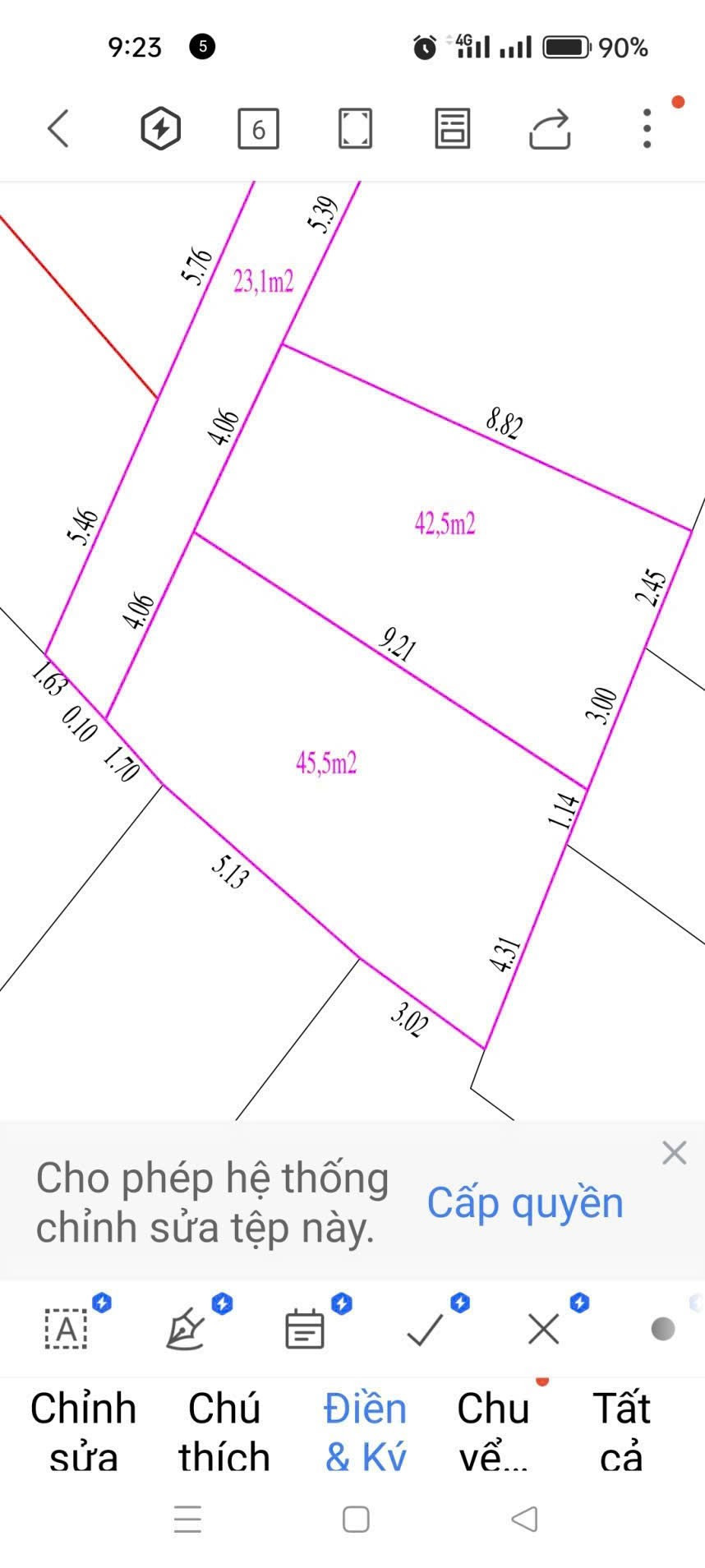 Bán đất 45,5m² ngang 4m giá 1.35 tỷ Phường Phù Khê