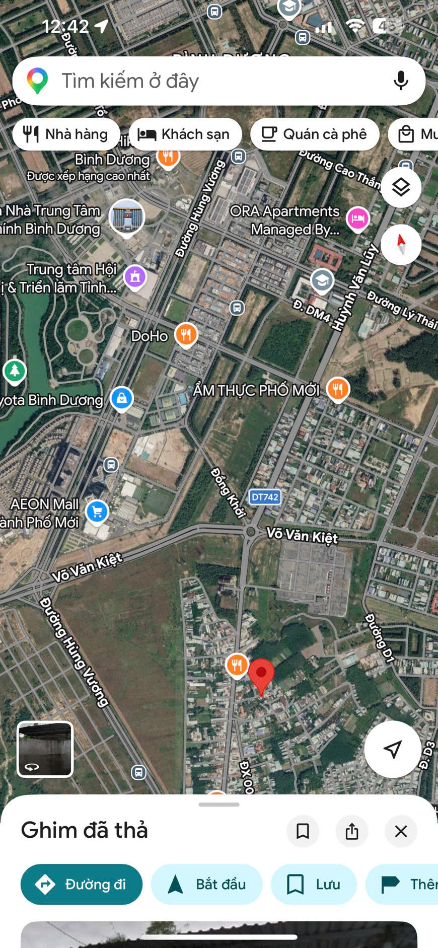 Đất Phú Mỹ 1/Huỳnh Văn Luỹ gần trung tâm Tp.Mới đường oto vị trí đẹp dân kín giá êm