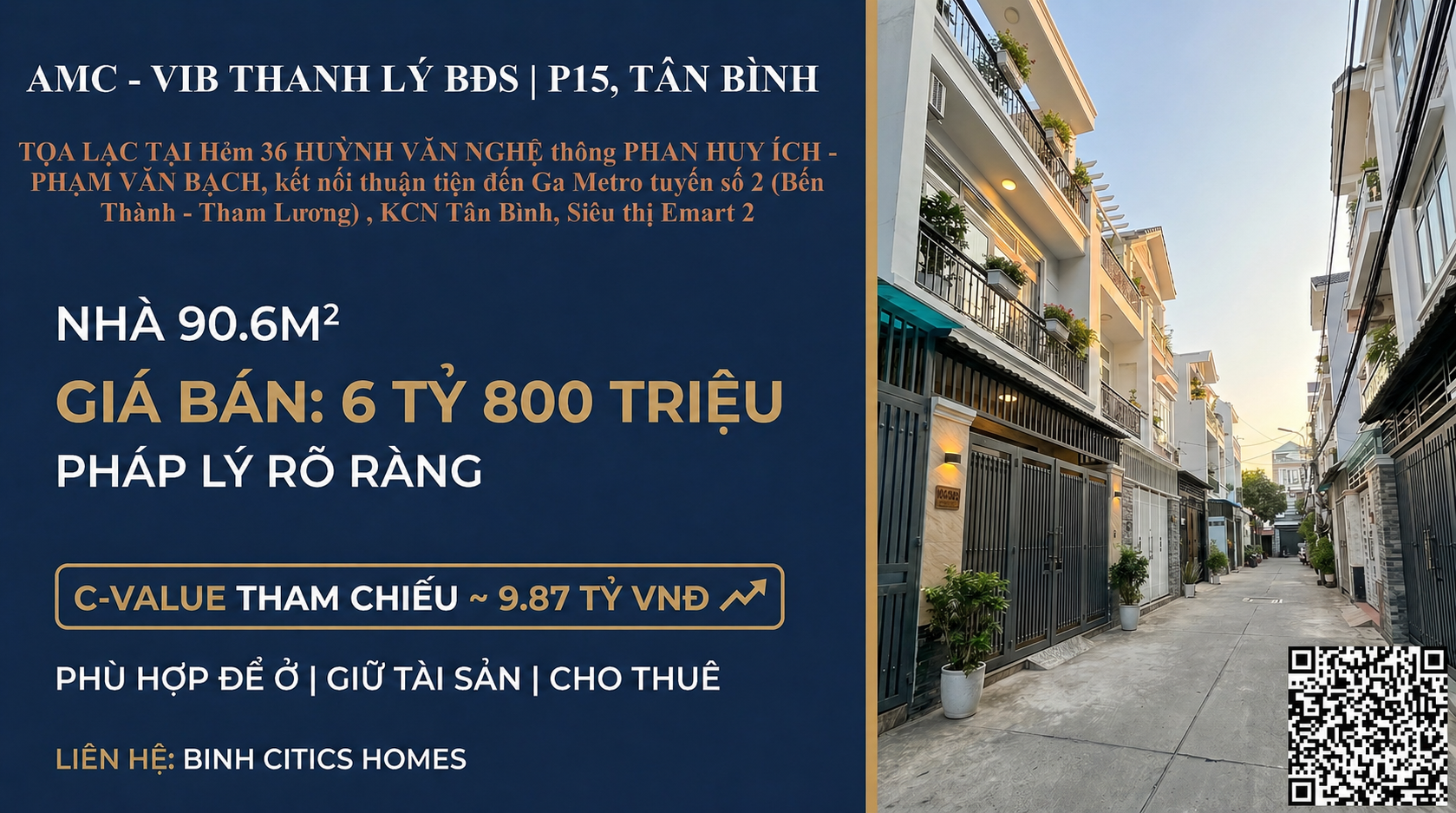 💥 VIB thanh lý NHÀ HẺM LỚN TÂN BÌNH – CÓ 5 PHÒNG TRỌ CHO THUÊ – GIÁ CHỈ 6.8TỶ 💥
