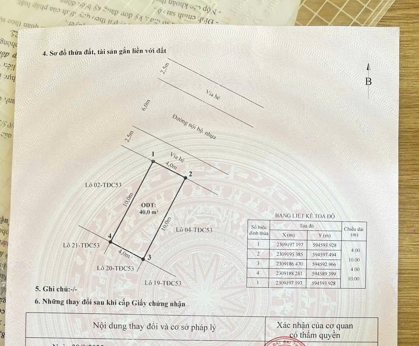 Chào bán lô đất hiếm 40m² khu TĐC Vinhome Riverside, Hồng Bàng, vị trí đẹp