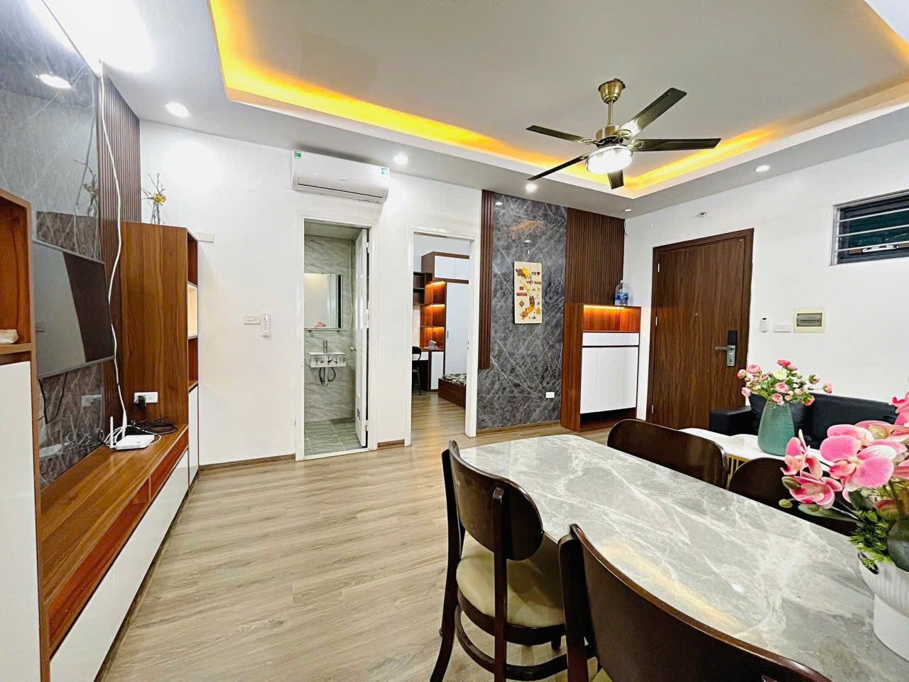 Cho Thuê Chung Cư Kim Văn - Kim Lũ - Hoàng Mai 80M² 3 Ngủ - Full Nội Thất - Giá Thuê 12tr