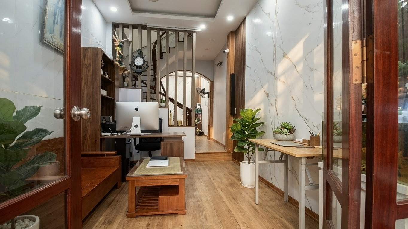 Nhà đẹp Kim Giang 💥 Ngõ thông ô tô qua nhà – 3 mặt thoáng kinh doanh tốt – 42m2 x 4 tầng tầm 8.x tỷ
