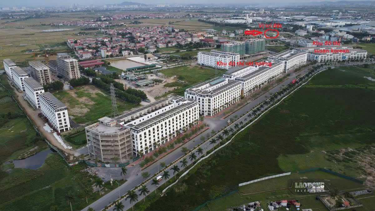 Bán lô đất 3 mặt tiền thuộc khu đô thị Yên Trung, Thụy Hòa,  Yên Phong, Bắc Ninh