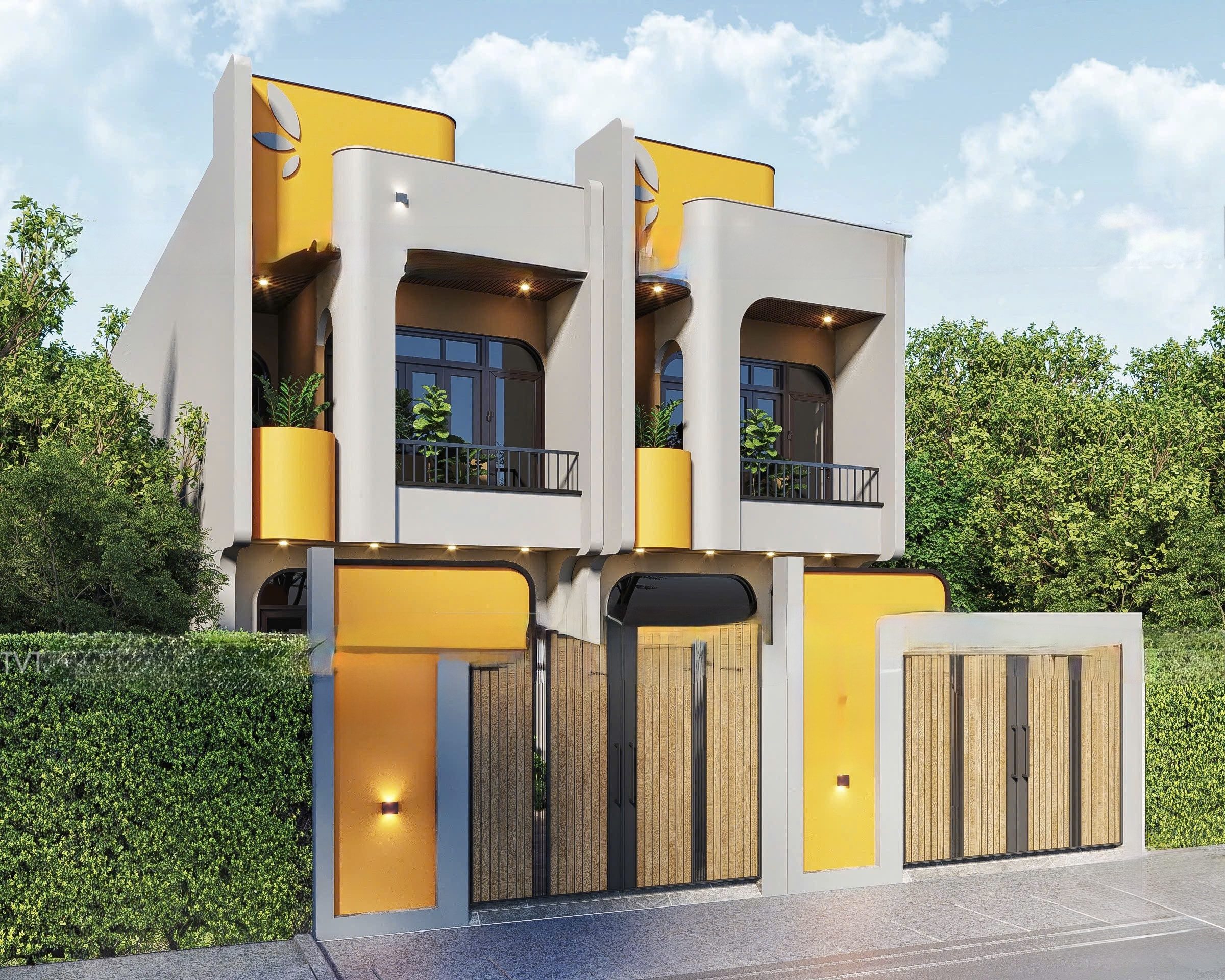 🏡 Nhà mê hiện đại gần ngã tư Biển Hồ-hẻm Ký Con