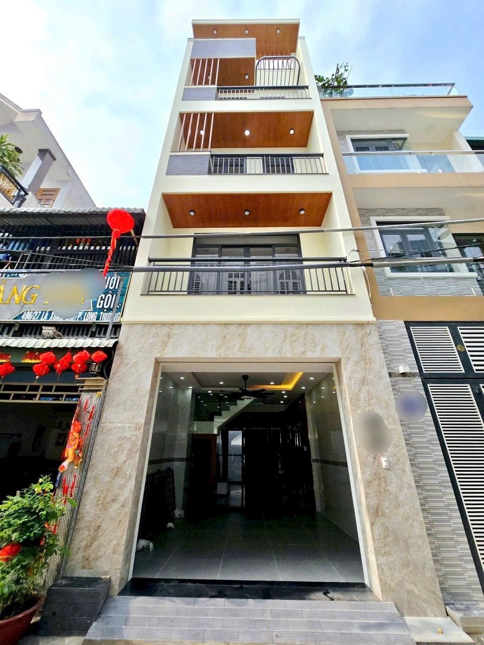🚗 BÁN NHÀ 5 TẦNG - 50M2( 4.3*11.7), CÔNG NHẬN ĐỦ - 4PN, 4WC, TẶNG FULL NỘI THẤT - KHÔNG QH - HẺM XE HƠI - NGAY ĐH MAKERTING, CHỢ LÒ LU, KHU CNC - P LONG TRƯỜNG, THỦ ĐỨC. (A)