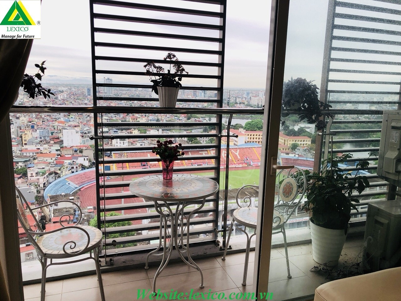 Cho thuê căn hộ 72m view sân Lạch Tray 2 PN
