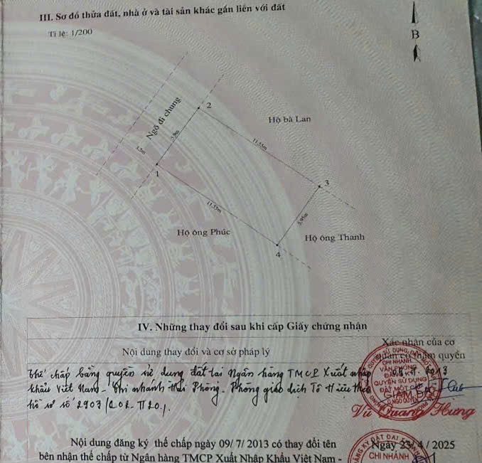 BÁN ĐẤT NGÕ NAM PHÁP 1 – GIA VIÊN – NGÔ QUYỀN – MẶT TIỀN 6M – GIÁ 4,5 TỶ