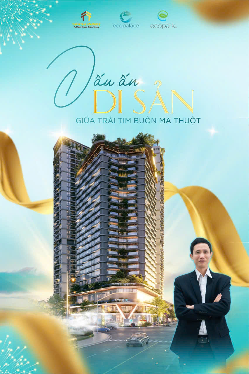 BÁN CĂN HỘ ECOPALACE BUÔN MA THUỘT  CHỈ 1,8 TỶ