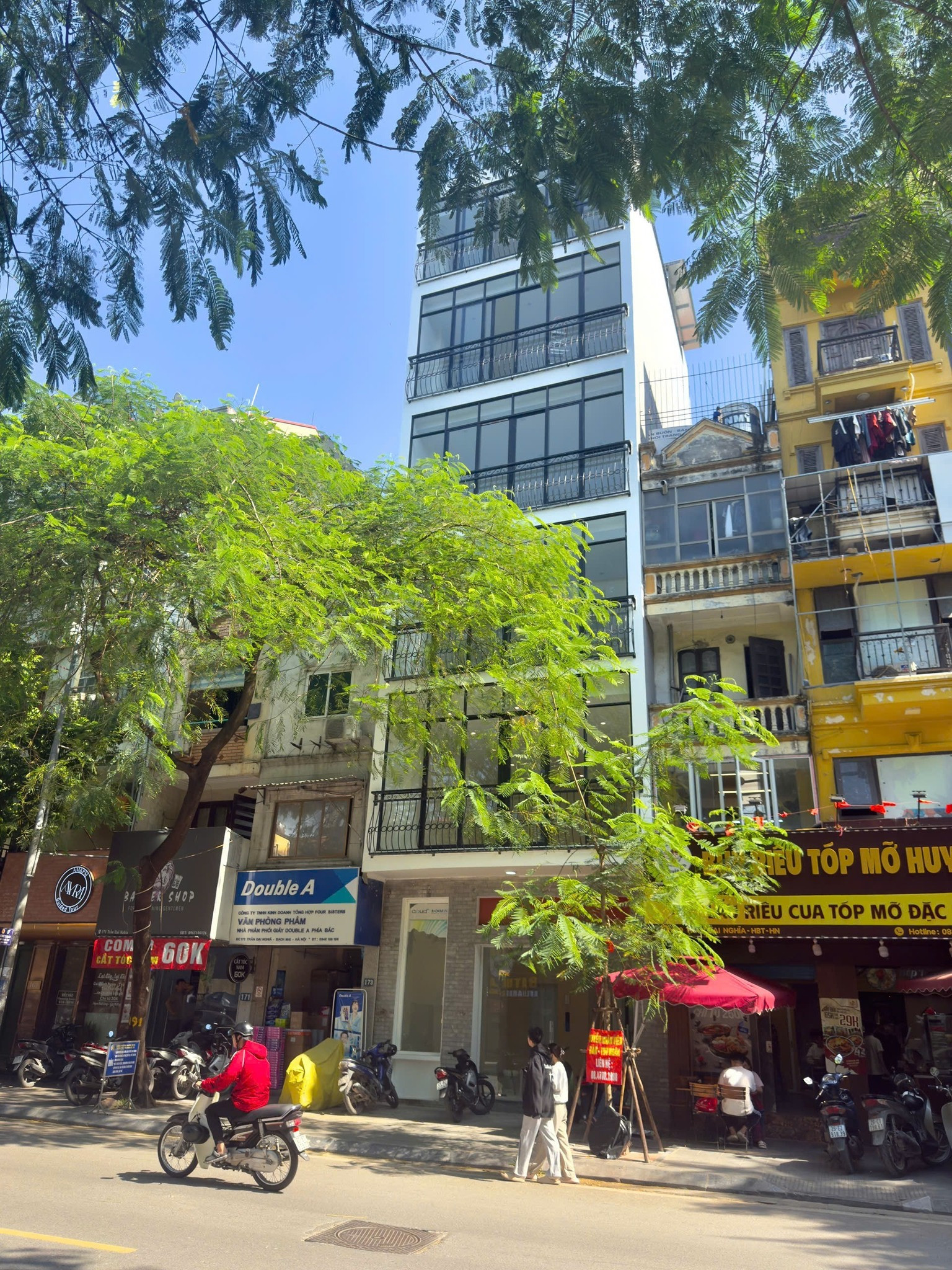BÁN TÒA NHÀ MẶT PHỐ TRẦN ĐẠI NGHĨA. 60M2 - 7 TẦNG. THANG MÁY. THÔNG SÀN.