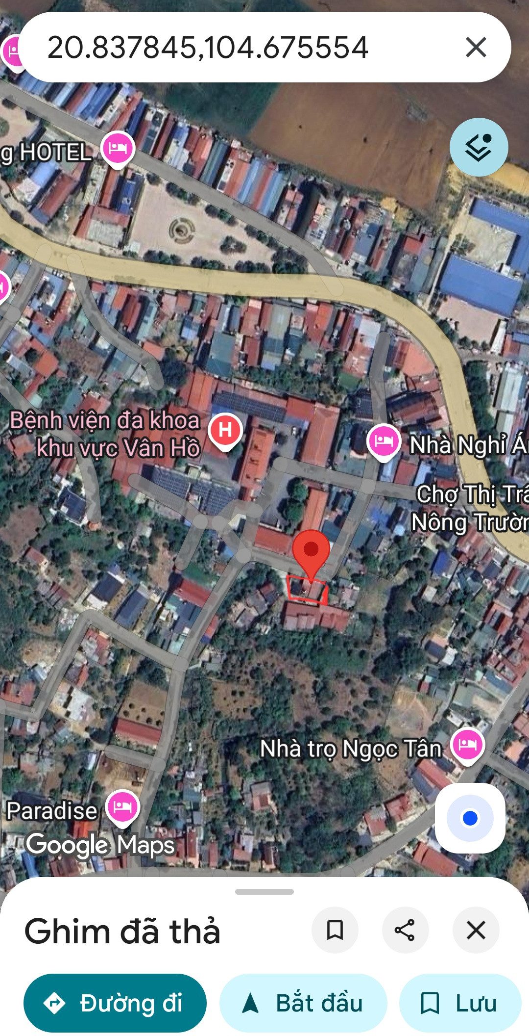 Bán đất full thổ cư 245m2, tiểu khu bệnh viện 2, phía sau bệnh viện Mộc Châu