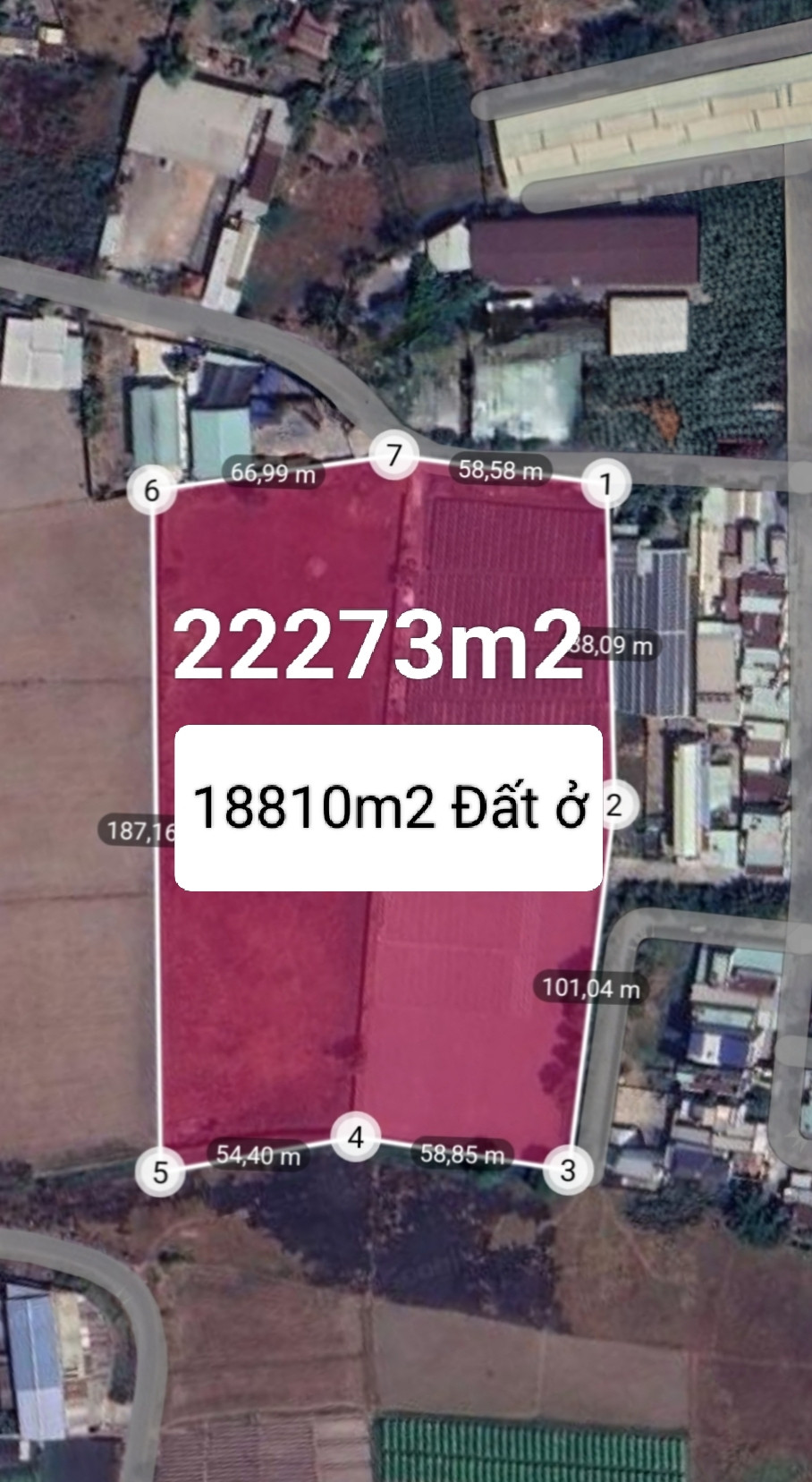 Bán đất 22273m² ngang 162m giá 390 tỷ Xã Xuân Thới Sơn