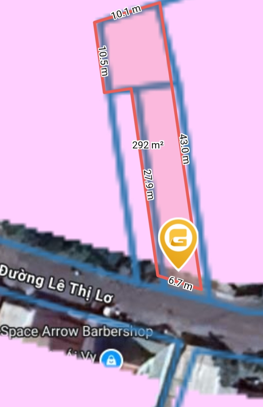 Bán đất 292.4m² ngang 7m giá 22 tỷ Xã Hóc Môn